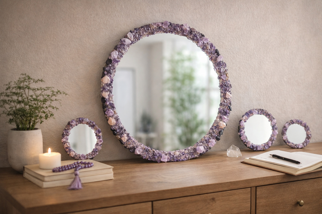 Hu3 Matter™ Amethyst Mirror Set (5-Piece)