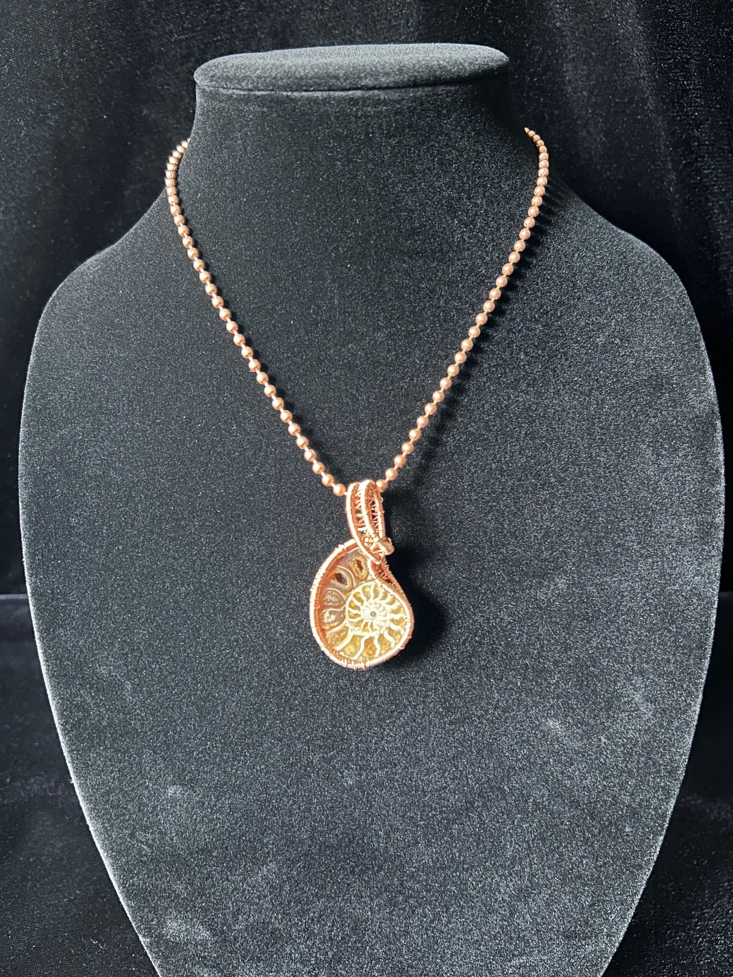 Rachael Rose™ Ammonite Fossil Pendant